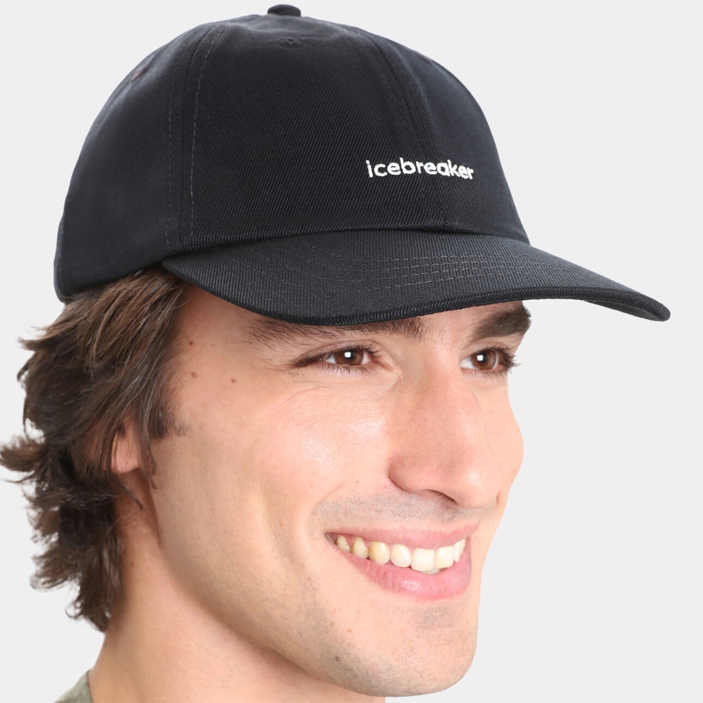 6 Panel Hat Black