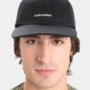 6 Panel Hat Black