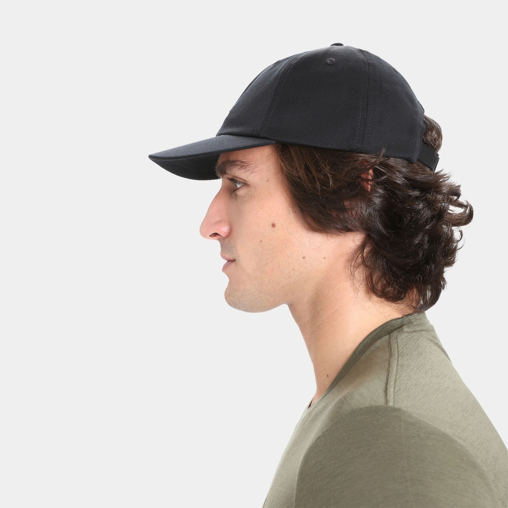 6 Panel Hat Black