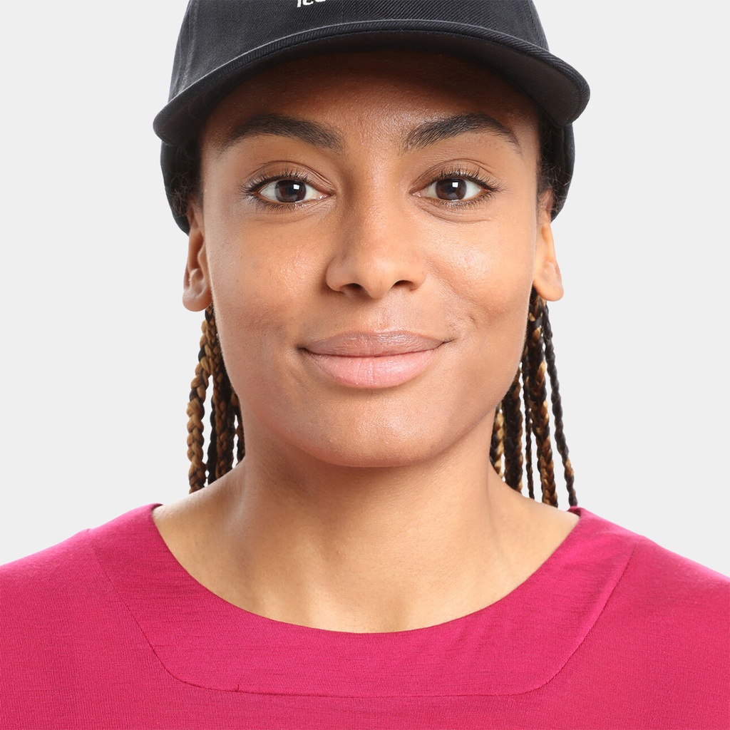 6 Panel Hat Black