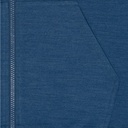 Essential Zip Hoodie Dark Denim Melange