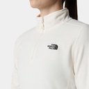 100 Glacier 1/4 Zip Women (2023) Gardenia White