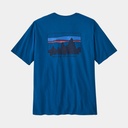 73 Skyline Organic T-Shirt Endless Blue