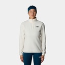 100 Glacier 1/4 Zip Women (2023) White Dune (NPF)