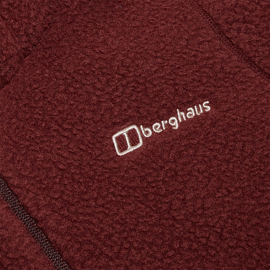 Darria Full Zip Hooded Jacket Women Dark Red