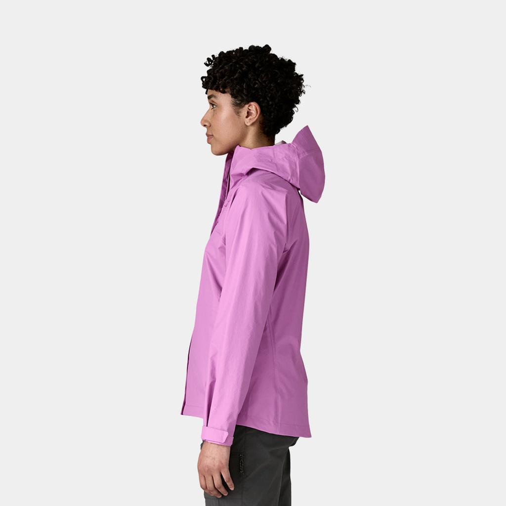 Retro Pile Fleece Vest Women Natural w/Ellwood Green