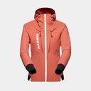 Aenergy SO Hybrid Hooded Jacket Women Brick / Black