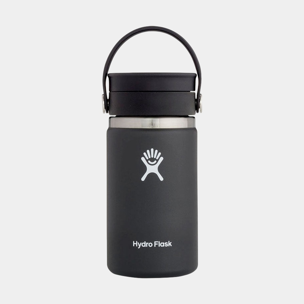 12oz Wide Mouth w/ Flex Sip Lid (355ml) Black