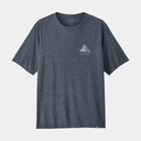 Cap Cool Daily Graphic Shirt Lands Chouinard Crest: Smolder Blue X-Dye