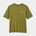 Cap Cool Daily Graphic Shirt Lands Wind Runner: Graze Green X-Dye