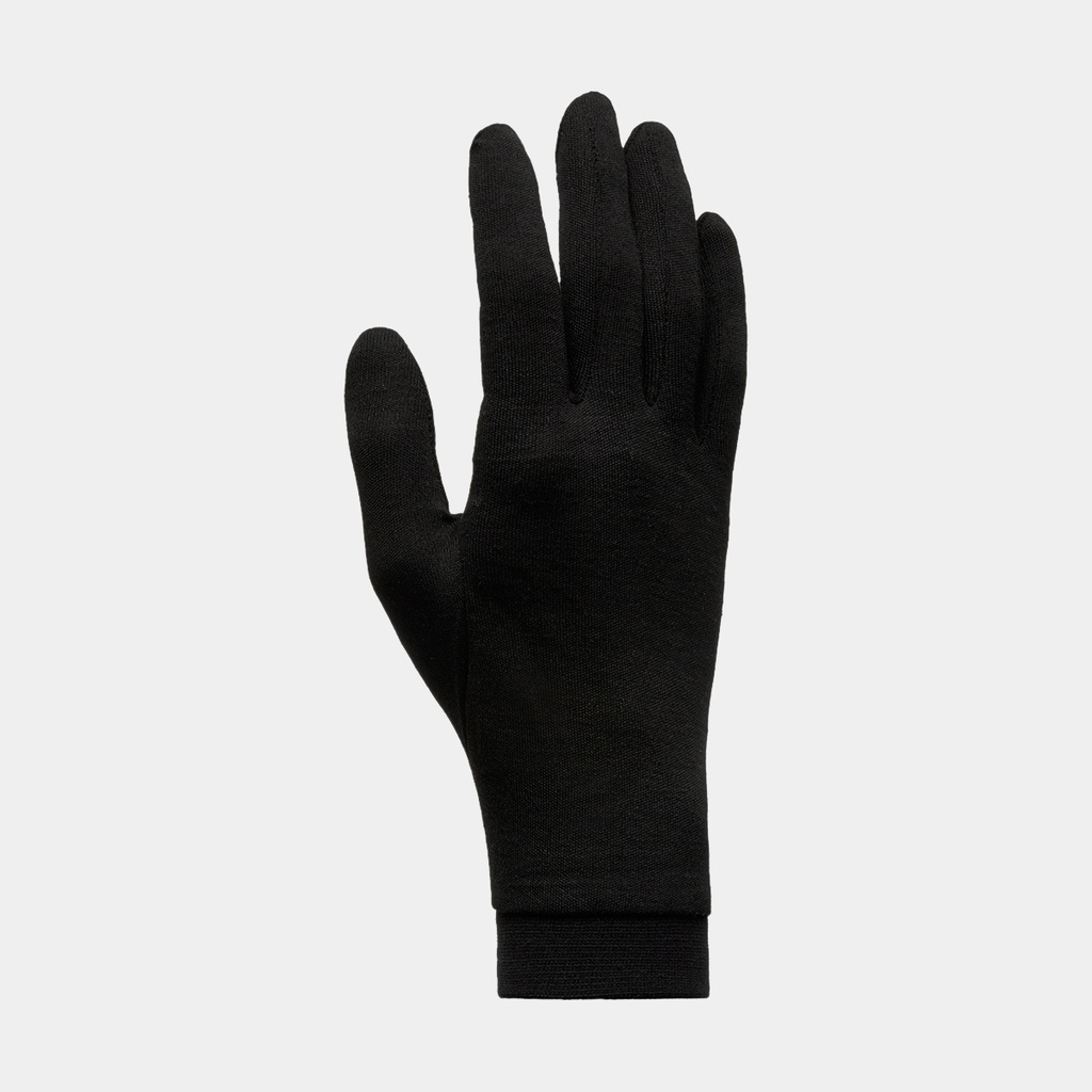 Silk Gloves Kids Black