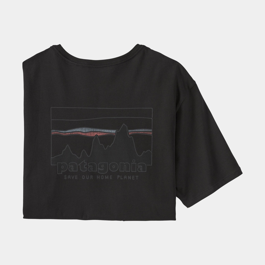 73 Skyline Organic T-Shirt Black