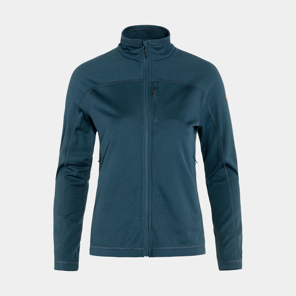 Abisko Lite Fleece Jacket Women Indigo Blue