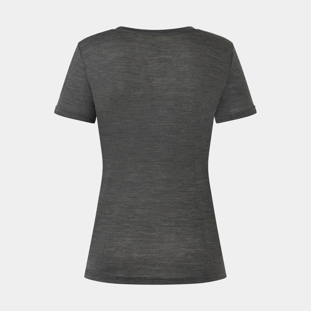 Tree Of Knowledge Tee Women Pirate Grey Melange / Gold