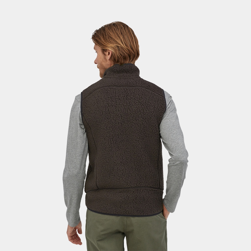 Retro Pile Fleece Vest Basin Green (copie)