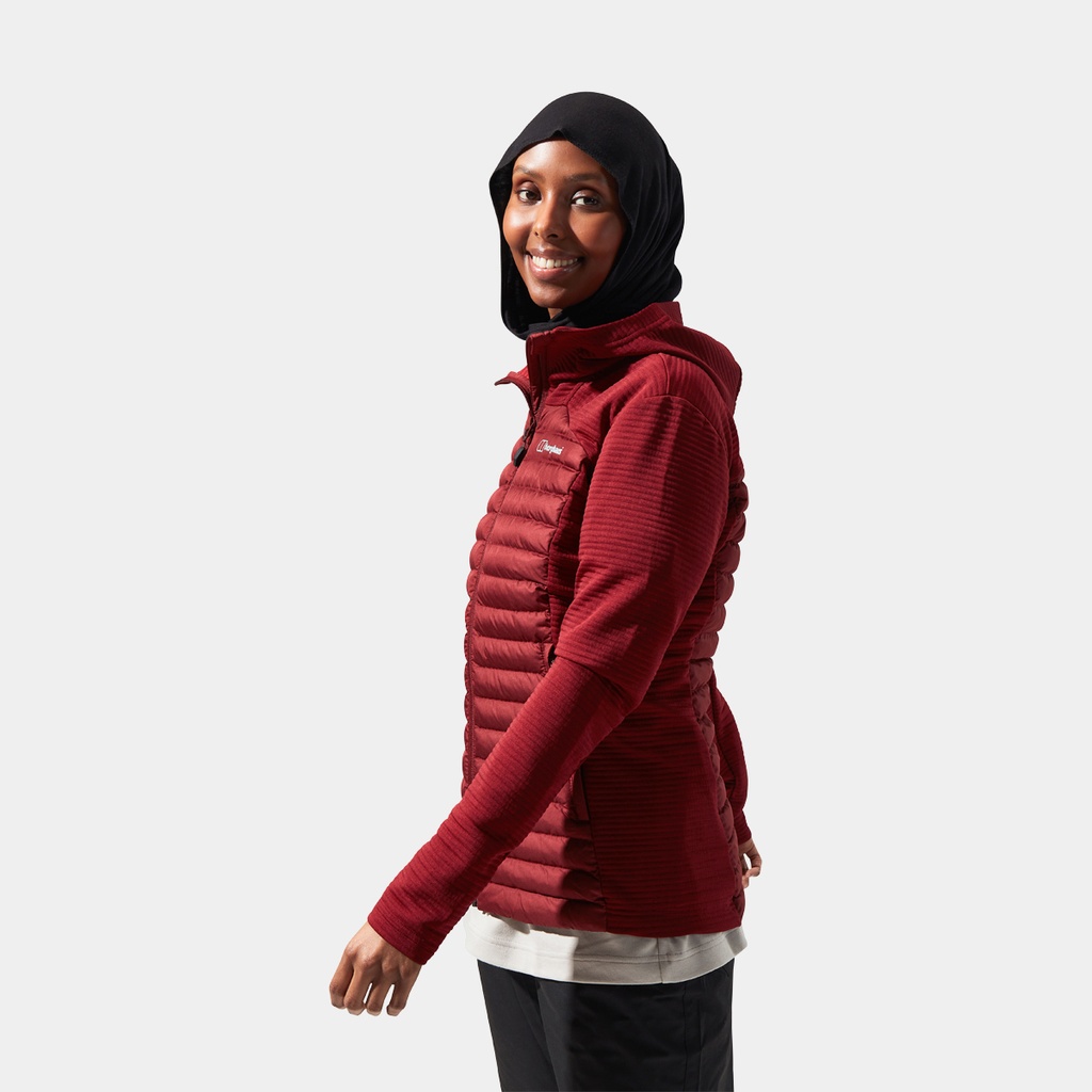 Nula Hybrid Jacket Women Syrah