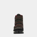 Sarezzo 2 Velcro Kids Dark Brown / Red