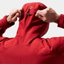 Paclite Peak Vent Shell Jacket Red Dahlia