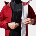 Paclite Peak Vent Shell Jacket Red Dahlia