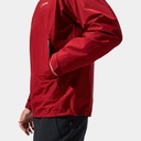Paclite Peak Vent Shell Jacket Red Dahlia