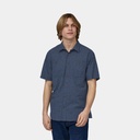 Back Step Shirt Rainfall Plaid: Stone Blue