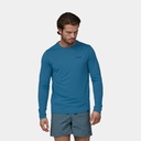 Cap Cool Daily Graphic Shirt Waters Long Sleeves Boardshort Logo: Wavy Blue X-Dye