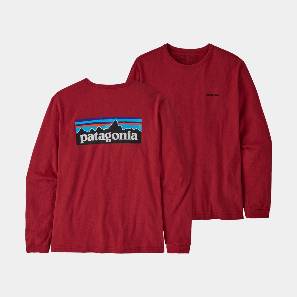 P-6 Logo Responsibili-Tee Long Sleeves Women Sumac Red