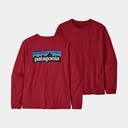 P-6 Logo Responsibili-Tee Long Sleeves Women Sumac Red