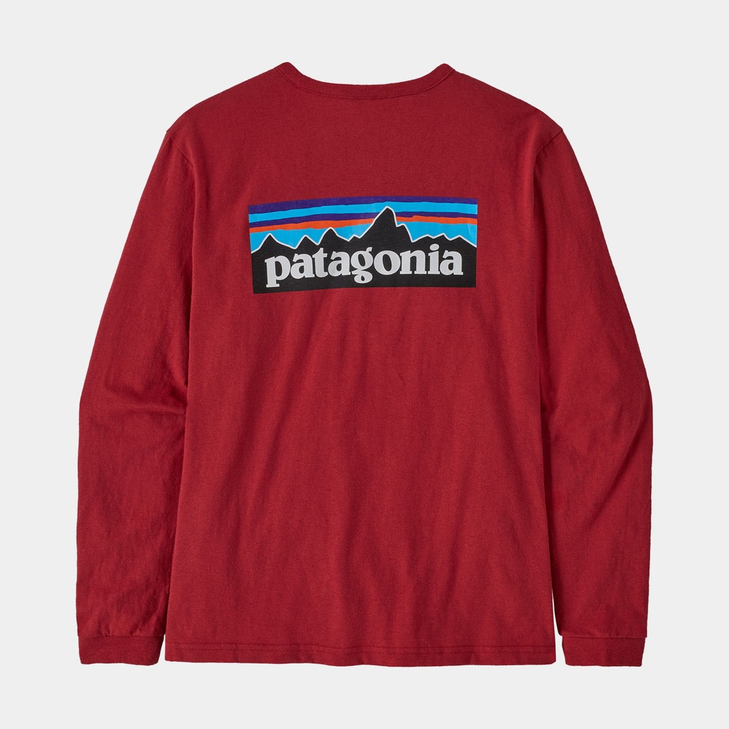 P-6 Logo Responsibili-Tee Long Sleeves Women Sumac Red