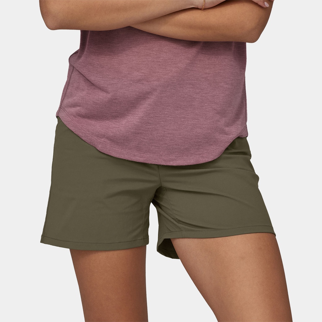 Quandary Shorts 5″ Women Basin Green