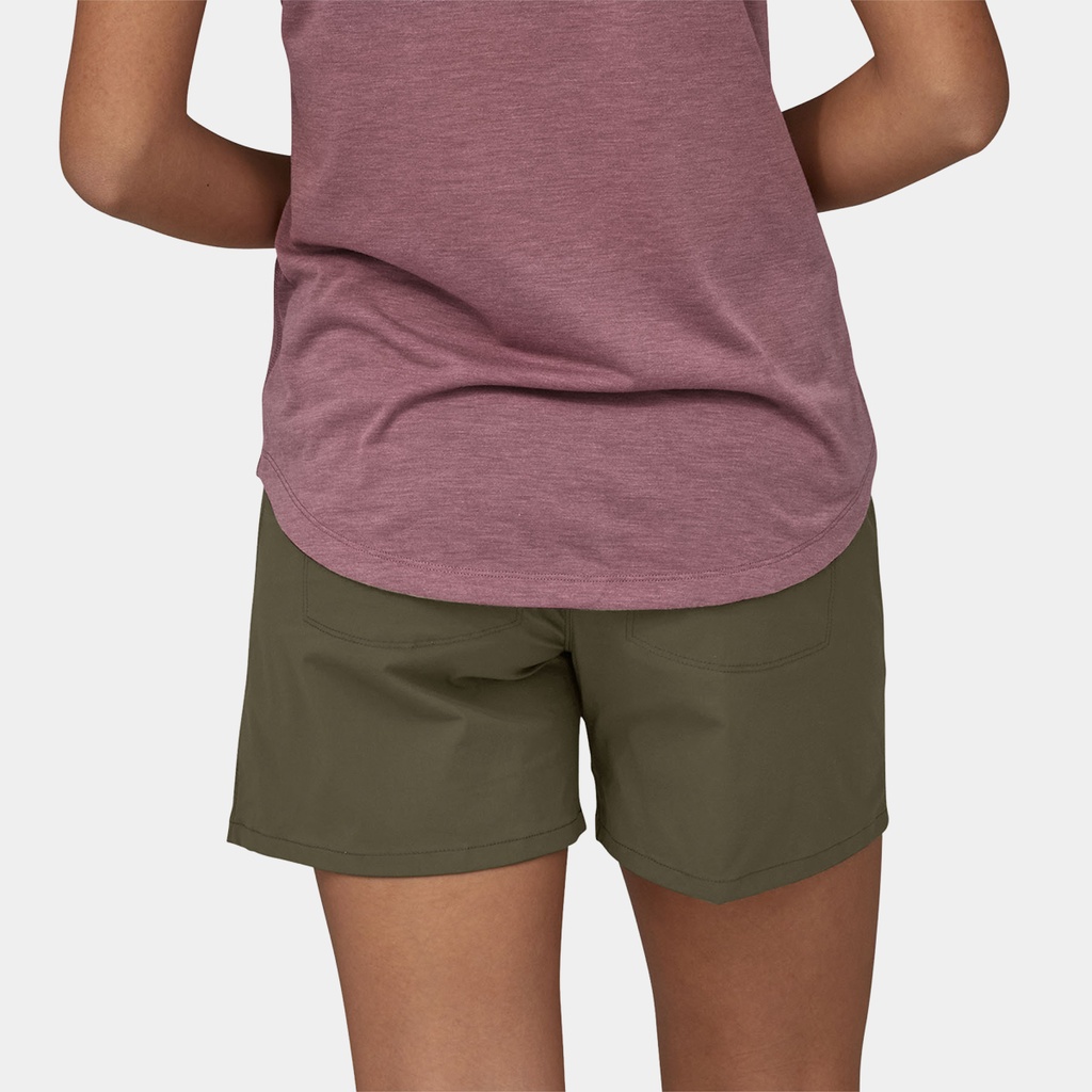 Quandary Shorts 5″ Women Basin Green