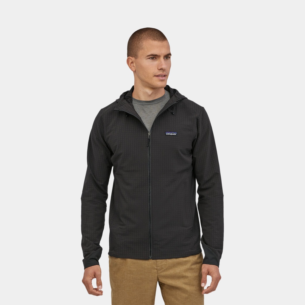 R1 TechFace Hoody Black