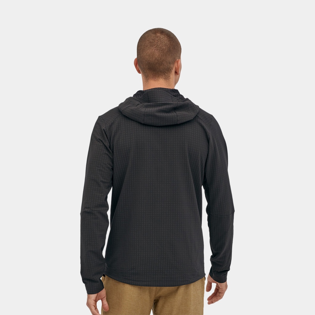 R1 TechFace Hoody Black