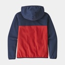 Micro D Snap-T Fleece Jacket Kids Wavy Blue w/Sumac Red (copie)