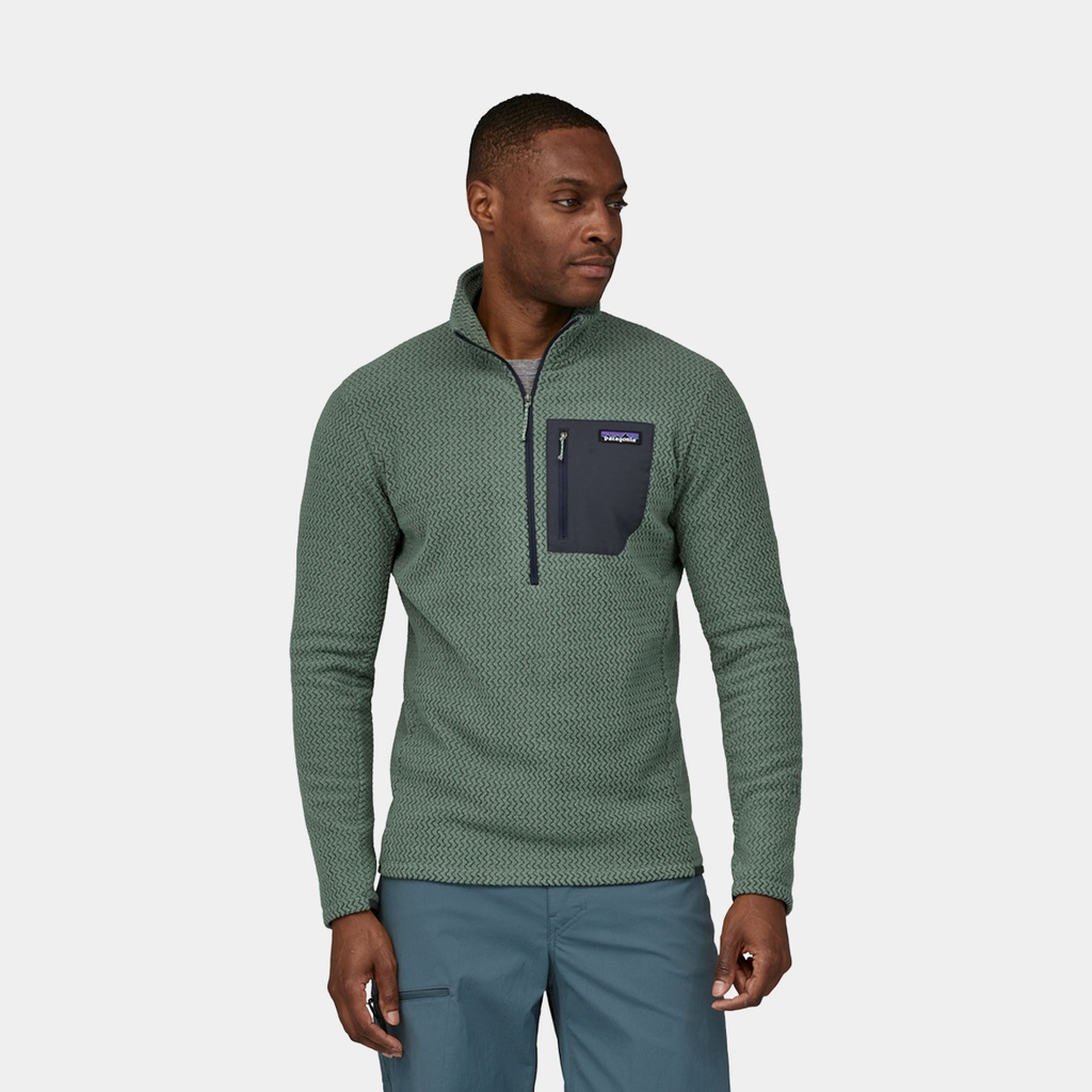 R1 Air Zip Neck Black (copie)