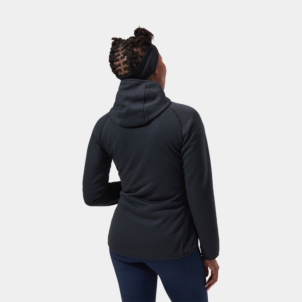 Heuberg Hoody Women Black-Grey