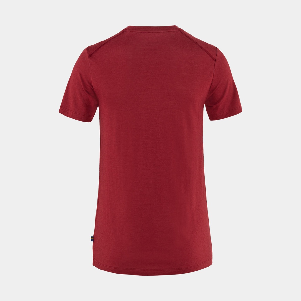 Abisko Wool Short Sleeves Women Flame Orange (copie)