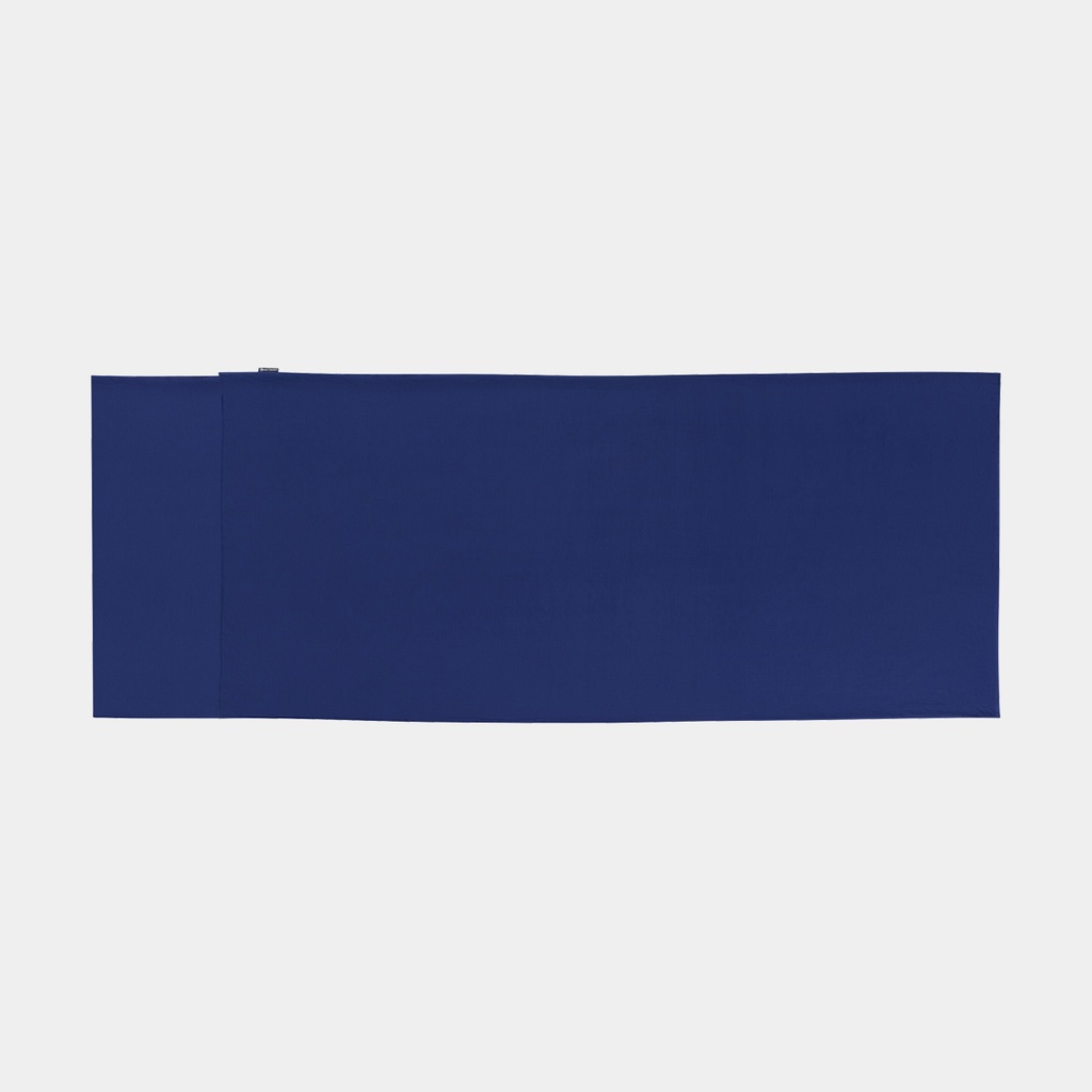 Silk Cotton Liner Traveller Sheet Bag Straight with Cusion Cover Blue
