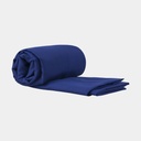 Silk Cotton Liner Traveller Sheet Bag Straight with Cusion Cover Blue