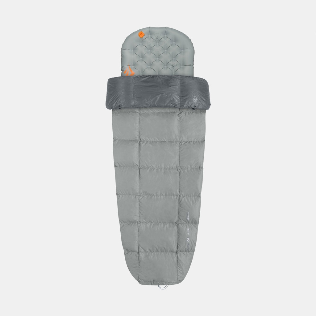 Cinder CdI Down Quilt Pale Grey