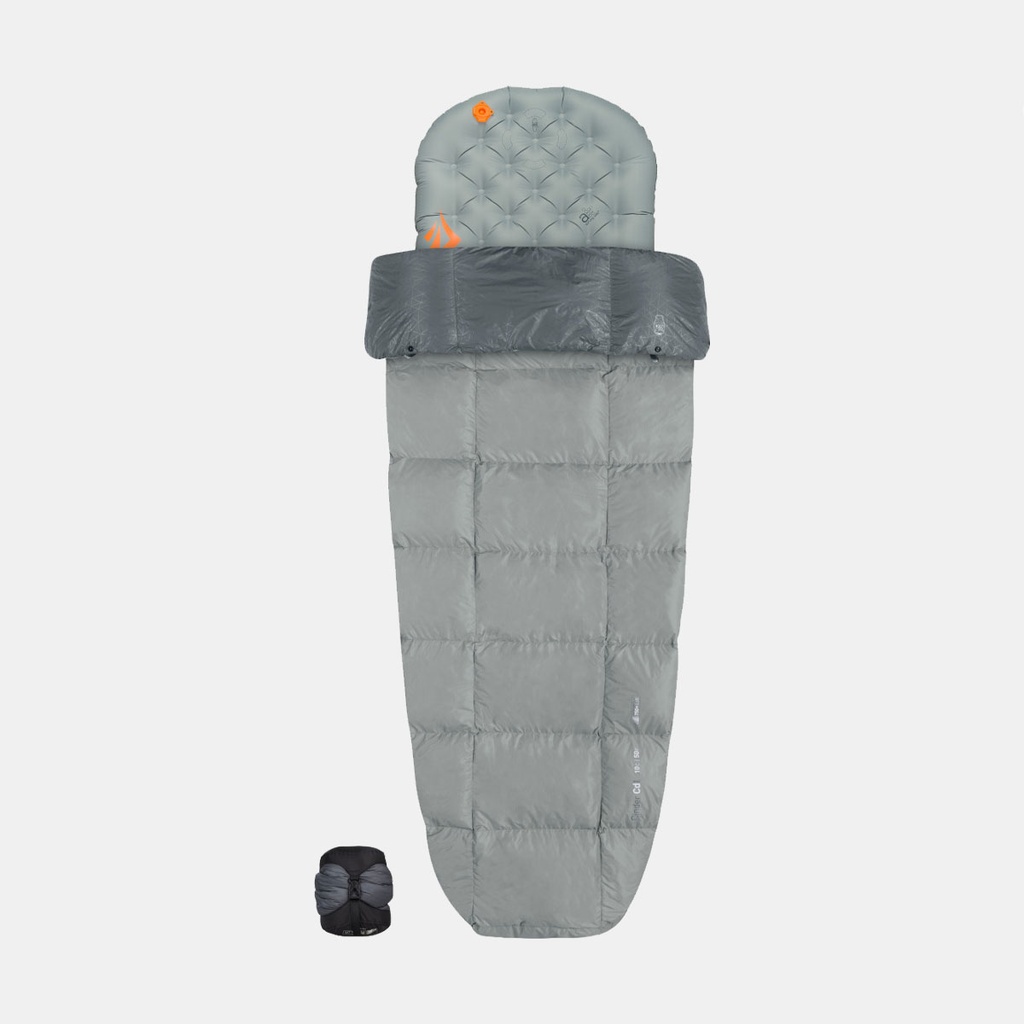 Cinder CdI Down Quilt Pale Grey
