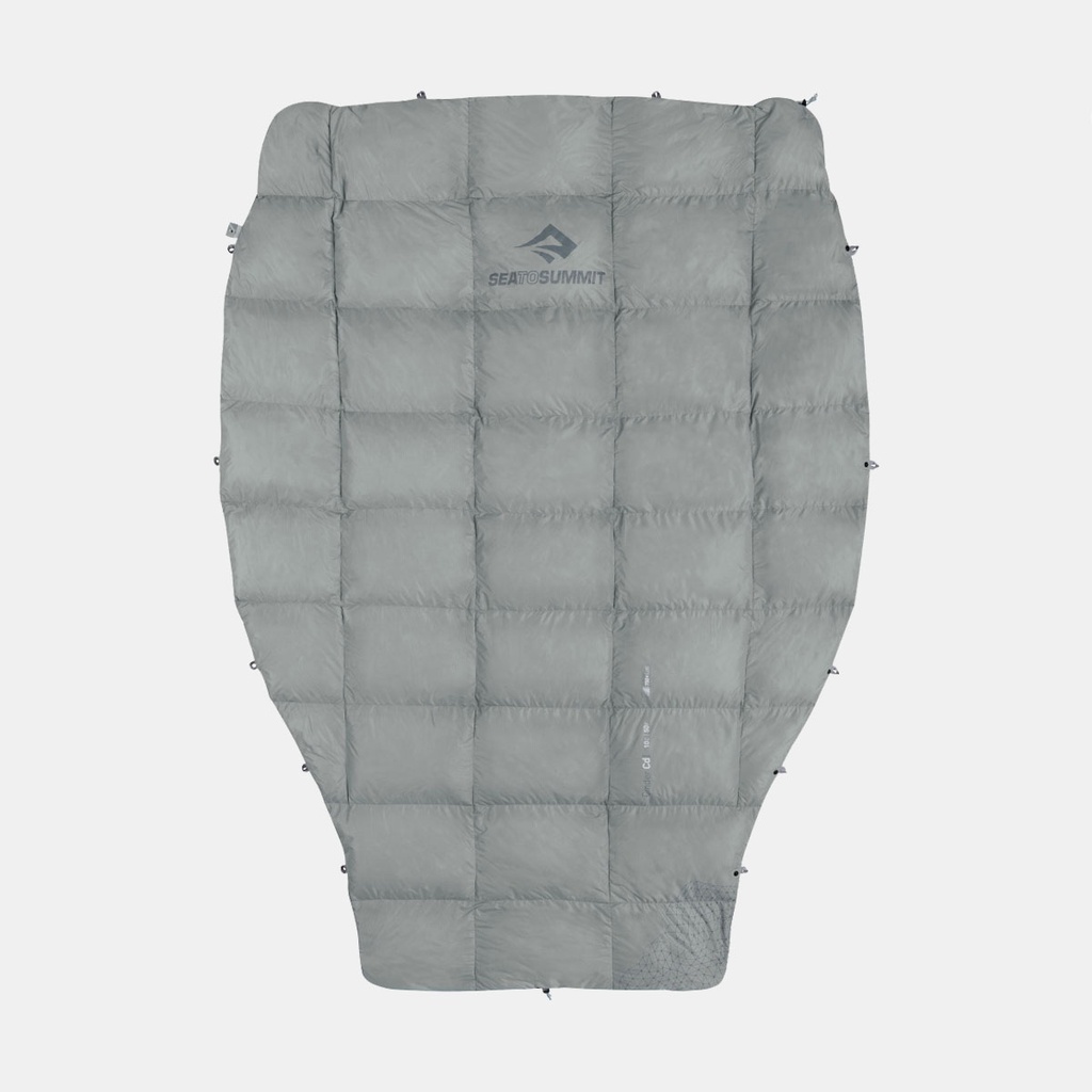 Cinder CdI Down Quilt Pale Grey