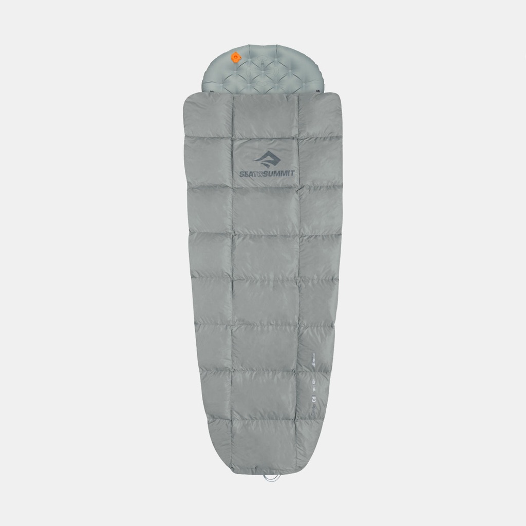 Cinder CdI Down Quilt Pale Grey
