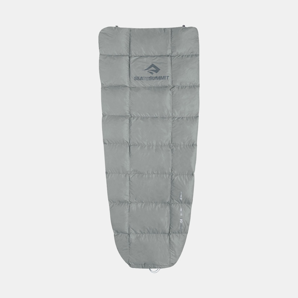 Cinder CdI Down Quilt Pale Grey
