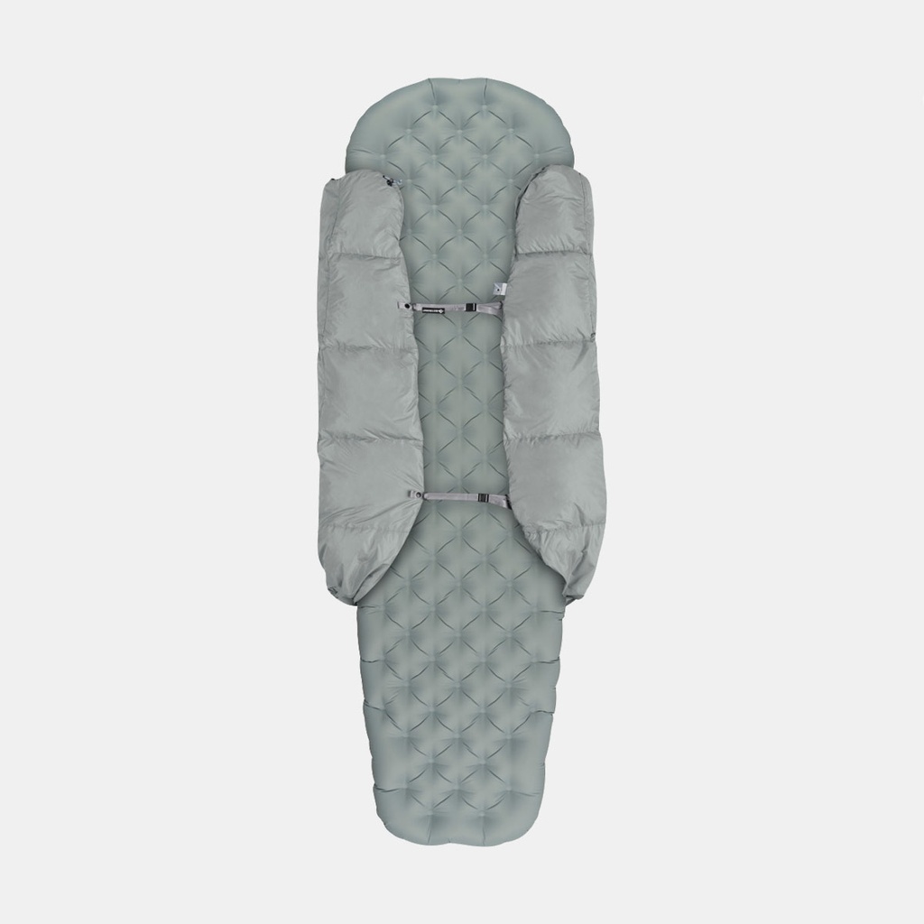 Cinder CdI Down Quilt Pale Grey