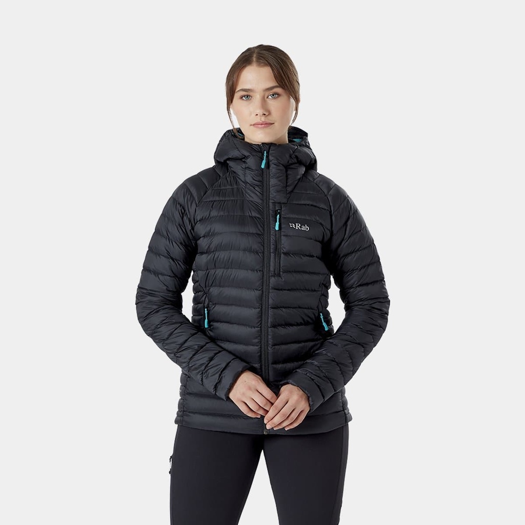 Microlight Alpine Long Jacket Women Black
