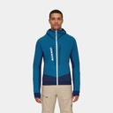 Aenergy SO Hybrid Hooded Jacket Deep Ice Marine