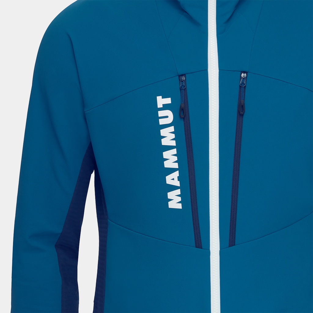 Aenergy SO Hybrid Hooded Jacket Deep Ice Marine