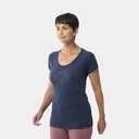 Imja Wool Print Ts Women Saphir