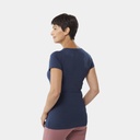 Imja Wool Print Ts Women Saphir